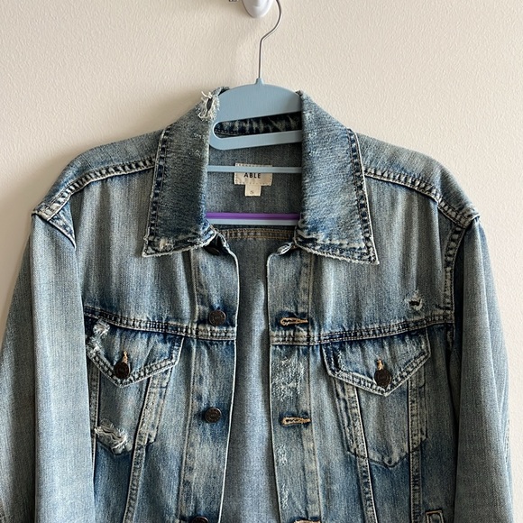 Able Merly Denim Jacket size Small - Picture 2 of 9